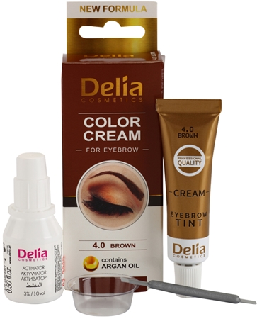 Delia Cosmetics Argan Oil barva na obočí