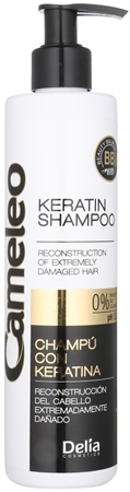 Delia Cosmetics Cameleo BB shampoing à la kératine pour cheveux abîmés