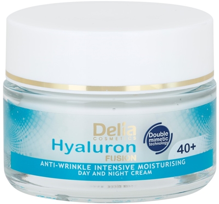 Delia Cosmetics Hyaluron Fusion 40+ intenzívny hydratačný krém proti vráskam