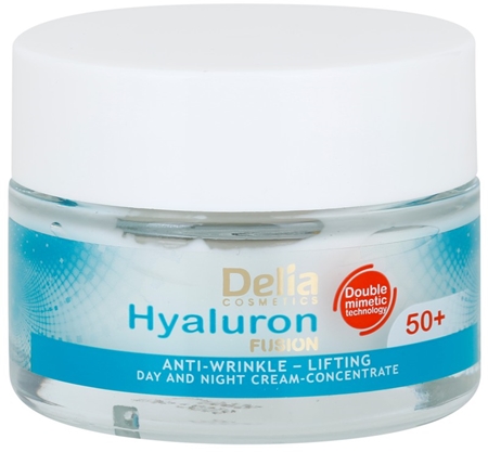 Delia Cosmetics Hyaluron Fusion 50+ crème anti-rides raffermissante
