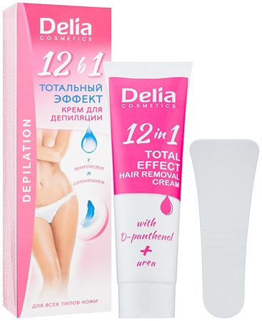 Delia Cosmetics Depilation Total Effect Peelingcreme für Hände, Schultern und die Leistenregion