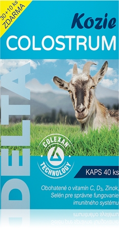 Delta Medical Delta Colostrum® Kozie kapsuly na podporu imunitného systému