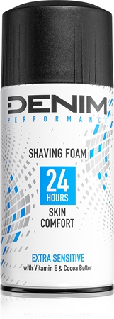 Denim Performance Extra Sensitive αφρός ξυρίσματος για άντρες