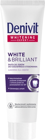 Denivit White & Brilliant dentífrico branqueador