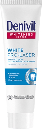 Denivit Pro Laser White інтенсивна відбілююча зубна паста