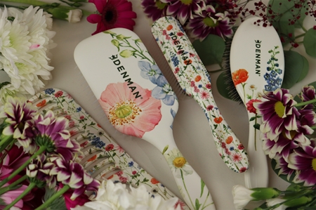Denman Floral Fantasies D3 Original Styler & Curl Definer Comb
