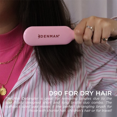 Denman Detangling D90 The Mini Detangler Brush for easy combing