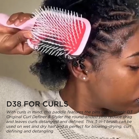 Denman Detangling D38 The Detangling & Styling Paddle Large Paddle Brush for long hair