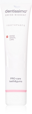 Dentissimo Toothpaste Pro-Care teeth and gums bleichende Zahnpasta zur Komplettpflege gegen Zahnfleischbluten