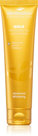 Dentissimo Toothpaste Gold Advanced Whitening dentifricio sbiancante