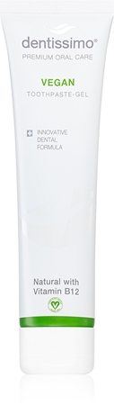 Dentissimo Toothpaste-Gel Natural with Vitamin B12 zubná pasta vegan