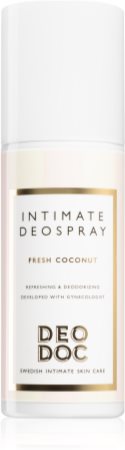 DeoDoc Intimate DeoSpray Fresh Coconut Verfrissende Spray  voor Intieme Delen