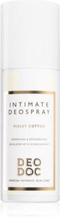 DeoDoc Intimate DeoSpray Violet Cotton spray rafraîchissant pour les parties intimes