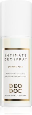 DeoDoc Intimate DeoSpray Jasmine Pear Verfrissende Spray  voor Intieme Delen