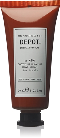 DEPOT 400 SHAVE SPECIFICS NO. 404 SOOTHING SHAVING SOAP CREAM .for brush. pomirjujoča krema za britje