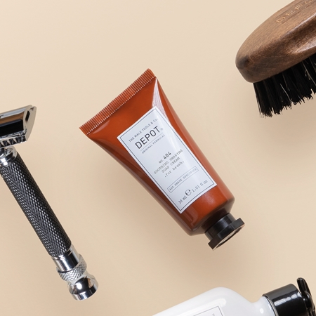 DEPOT 400 SHAVE SPECIFICS NO. 404 SOOTHING SHAVING SOAP CREAM .for brush. pomirjujoča krema za britje