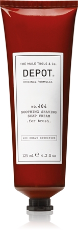 DEPOT 400 SHAVE SPECIFICS O. 404 SOOTHING SHAVING SOAP CREAM .for brush. Lindrande kräm för rakning