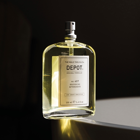 DEPOT 400 SHAVE SPECIFICS NO. 407 RESTORING AFTERSHAVE refreshing after shave splash
