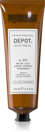 DEPOT No. 207 White Clay Sebum Control Treatment soin nettoyant pour tous types de cheveux