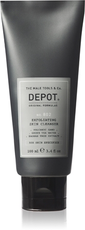 DEPOT 800 SKIN SPECIFICS NO. 802 EXFOLIATING SKIN CLEANSER Attīroša želeja ar pīlinga efektu vīriešiem