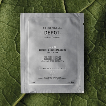 DEPOT 800 SKIN SPECIFICS NO. 806 TONING & REVITALIZING FACE MASK revitalizacijska maska za obraz za moške