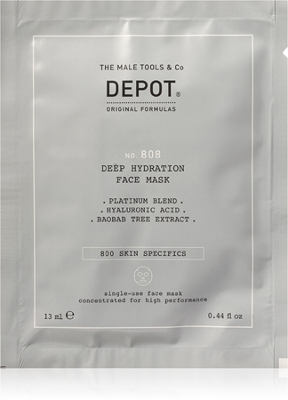 DEPOT 800 SKIN SPECIFICS NO. 808 DEEP HYDRATATION FACE MASK masque hydratant en profondeur pour homme