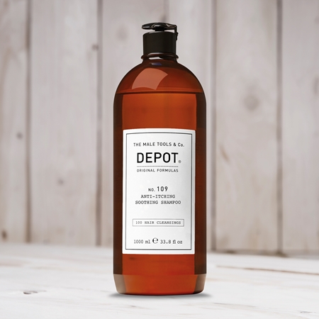 DEPOT 100 HAIR CLEANSING NO. 109 ANTI-ITCHING SOOTHING SHAMPOO καταπραϋντικό σαμπουάν ενάντια στους ερεθισμούς και και τον κνησμό του δέρματος