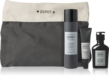 DEPOT COSMETICS SETS Wake-Up Skin Treatment Set Potovalni set za moške