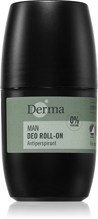 Derma Man antiperspirant roll-on fragrance-free