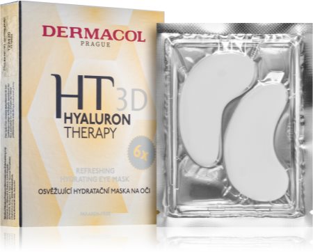 Dermacol Hyaluron Therapy 3D orzeźwiający maska nawilżająca do oczu