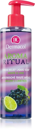 Dermacol Aroma Moment Grape & Lime antistressz folyékony szappan