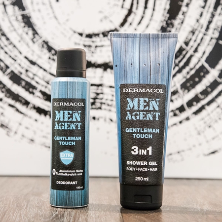 Dermacol Men Agent Gentleman Touch Presentförpackning för kropp för män