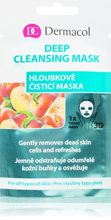 Dermacol Cleansing textilní 3D hloubkově čisticí maska