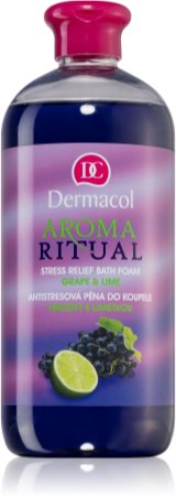 Dermacol Aroma Ritual Grape & Lime bain moussant anti-stress