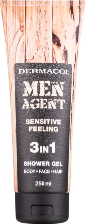 Dermacol Men Agent Sensitive Feeling gel de duș 3 in 1