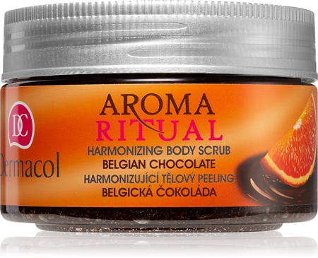 Dermacol Aroma Ritual Belgian Chocolate tělový peeling
