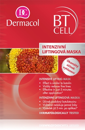 Dermacol BT Cell máscara intensiva com efeito lifting descartável