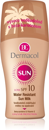 Dermacol Sun Water Resistant vodeodolné mlieko na opaľovanie SPF 10