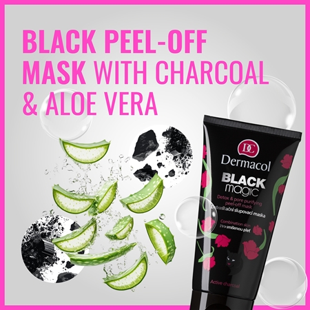 Dermacol Black Magic mască exfoliată detoxifiantă