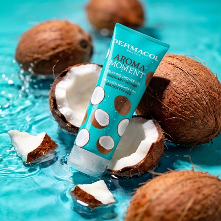 Dermacol Aroma Moment Brazilian Coconut atpalaiduojamoji dušo želė