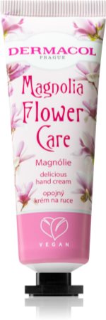 Dermacol Flower Care Magnolia Barojošs roku krēms ar ziedu smaržu