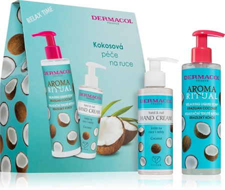 Dermacol Aroma Ritual Brazilian Coconut Gift Set voor handen en nagels
