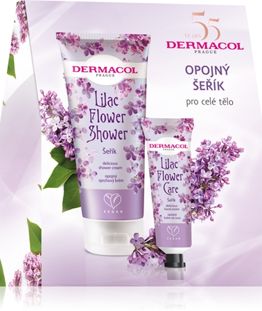 Dermacol Flower Care Lilac Gift Set for soft and smooth skin