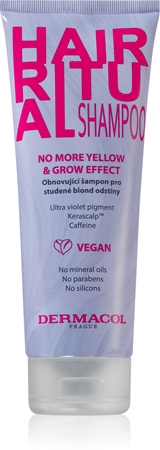 Dermacol Hair Boost Purple shampoo ricostituente per sfumature biondo freddo