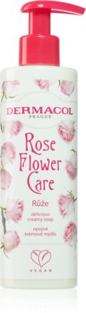 Dermacol Flower Care Rose cremige Seife für die Hände