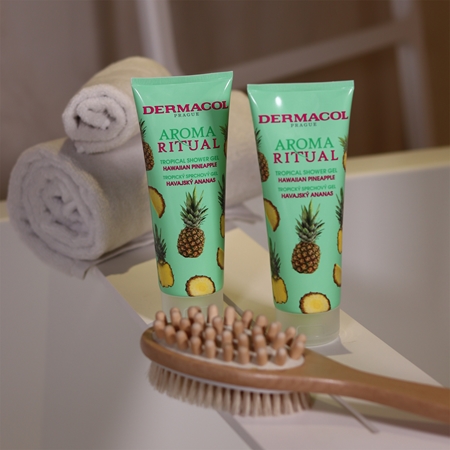 Dermacol Aroma Moment Hawaiian Pineapple tropinis kūno prausiklis