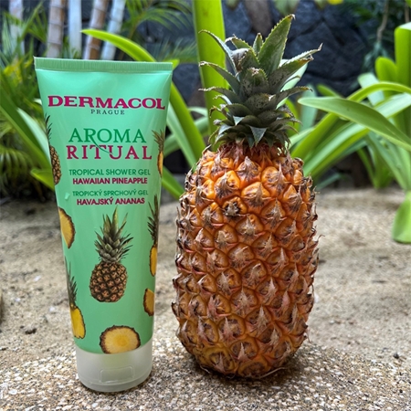 Dermacol Aroma Moment Hawaiian Pineapple tropinis kūno prausiklis
