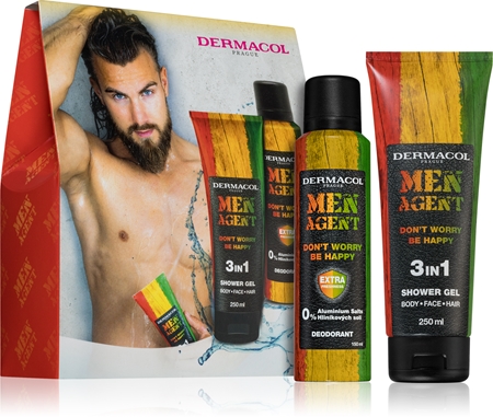 Dermacol Men Agent Don´t Worry Be Happy Presentförpackning (för kropp) för män