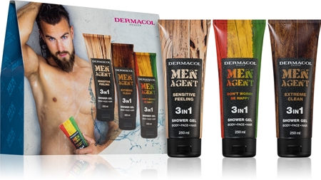 Dermacol Men Agent σετ δώρου για το ντούζ για άντρες