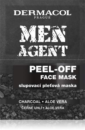 Dermacol Men Agent slupovací maska proti černým tečkám s aktivním uhlím pro muže